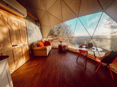 These Gorgeous Geodomes Will Take Your Nashville Glamping Experience To A Whole New Level