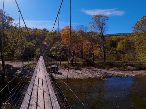 Spend The Day Exploring These Seven Swinging Bridges In North Carolina