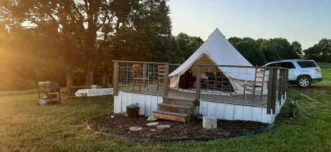 This Tent Airbnb In Arkansas Comes With Its Own Fire Ring