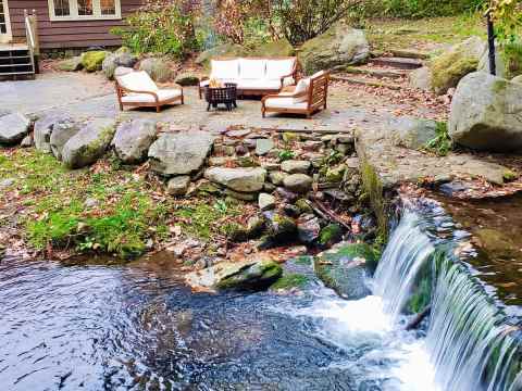 This Mountain Airbnb In Pennsylvania Comes With Its Own Waterfall