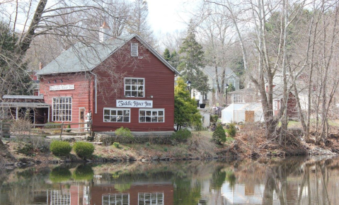 Enjoy The Coziest Meal And Riverfront Views At This Restaurant Inside A Restored New Jersey Barn