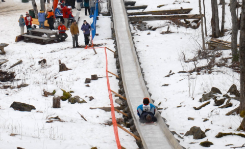 The Toboggan Chute At Camden Snow Bowl In Maine Is A Must-See This Winter