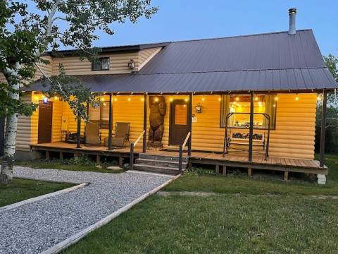 Enjoy Your Own Private Pond When You Spend The Night In This Beautiful Idaho Cabin