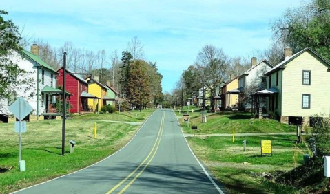 A Trip To This Impeccably Preserved Mill Village In North Carolina Is Like Stepping Back In Time