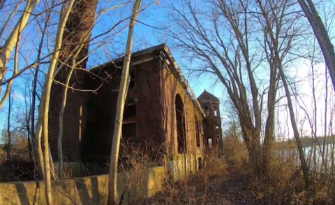 The Eerie, Abandoned Ruins Of Lock 19 Are Perched On A Riverbank In West Virginia