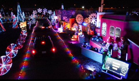 The Larger-Than-Life Arizona Lights In The Night Drive-Thru Is Returning To Mesa This Winter