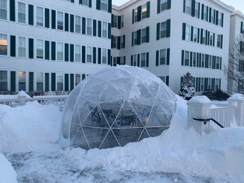 Dine Inside A Private Igloo With Your Very Own Heater At The Equinox Golf Resort And Spa In Vermont