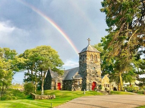 Overlooking The Gulf Of Maine, This Picturesque Chapel Is A Peaceful Place For Fresh Air