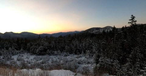 Take This 34-Mile Drive To Take In Magical Winter Views In New Hampshire After A Good Snowfall