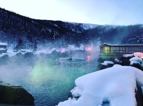 Chena Hot Springs Is One Of The Gorgeous Hot Springs In Alaska You Can Still Visit In The Wintertime