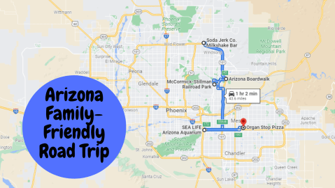 This Family Friendly Road Trip Through Arizona Leads To Whimsical Attractions, Themed Restaurants, And More