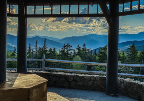 Take A Meandering Road To A New Hampshire Overlook That’s Like The Balcony Of An Old Stone Castle