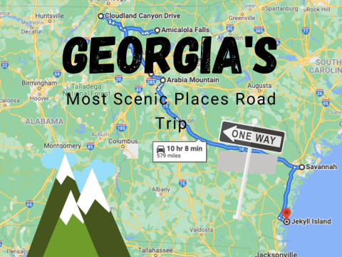 This 579-Mile Road Trip Leads To Some Of The Most Scenic Parts Of Georgia, No Matter What Time Of Year It Is