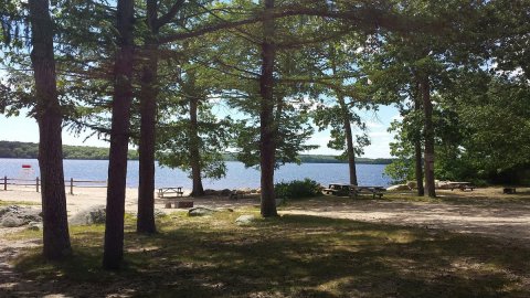 Soak Your Stress Away In The Forests Of Rhode Island's Burlingame State Park At Watchaug Pond