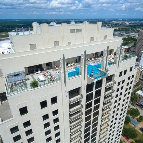 Sip Drinks Above The Clouds At Cielo XLIII, The Tallest Rooftop Bar In Texas