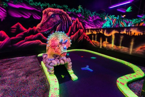 Shankz 3D Is A Black Light Mini Golf Course In Washington That's Tons Of Fun