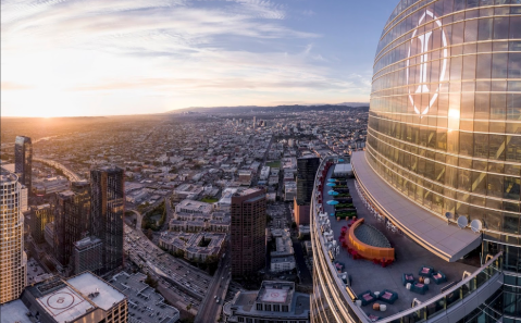 Sip Drinks Above The Clouds At Spire 73, The Tallest Rooftop Bar In Southern California