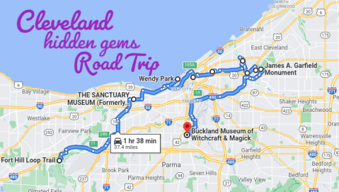 Take This Hidden Gems Road Trip When You Want To See Some Little-Known Places In Cleveland