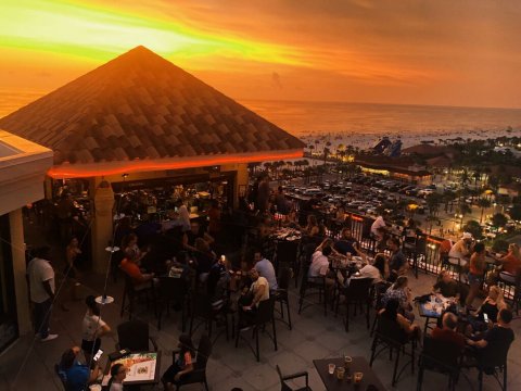 Sip Drinks Above The Clouds At Jimmy’s Crow’s Nest, The Tallest Rooftop Bar In Clearwater, Florida