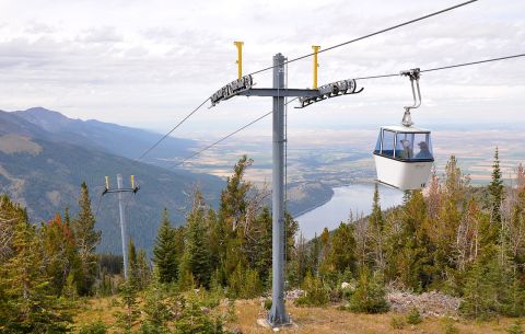 Enjoy Beautiful Birds-Eye Views In Oregon On The Wallowa Lake Tramway