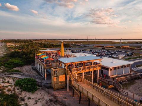 Dine While Overlooking The Ocean At Big Chill Beach Club In Delaware