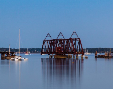 The Bridge To Nowhere In The Middle Of The Maine Water Will Capture Your Imagination