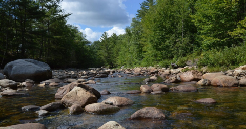 Maine's Most Easily Accessible Waterfall Is Hiding In Plain Sight At The Side of Route 17