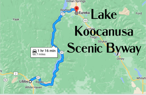 This Montana Road Trip Takes You From Libby To Eureka Along The Shores Of Lake Koocanusa