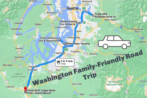 This Family Friendly Road Trip Through Washington Leads To Whimsical Attractions, Themed Restaurants, And More