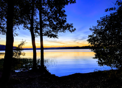 There's A Lake Hiding In A North Carolina Forest Where You Can Camp Year-Round