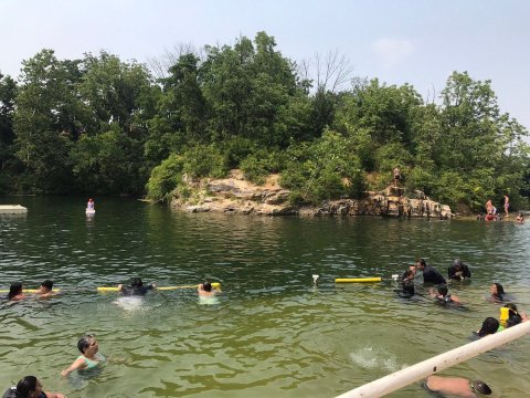 Enjoy Cool, Crisp Water At What Was Once A Marble Quarry In Maryland