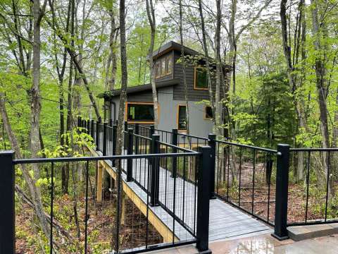 Sleep Underneath The Forest Canopy At This Epic Treehouse In Maryland