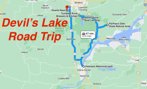 The Four-Hour Road Trip Around Devil’s Lake Is A Glorious Spring Adventure In Wisconsin