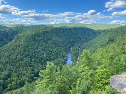 Explore The Turkey Path Trail At Pine Creek Gorge In Pennsylvania, Then Get A Bird's Eye View From The Overlook Trail