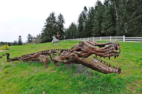 Take A Stroll Through San Juan Islands Sculpture Park, Then Dine Al Fresco At Westcott Bay Shellfish Farm In Washington