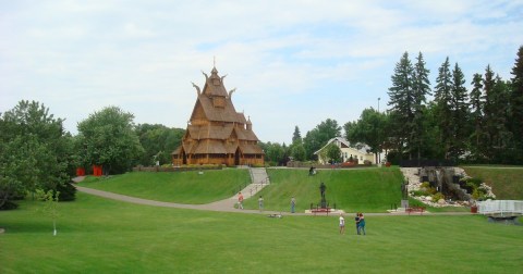 Just A Few Minutes From Downtown Minot, The Scandinavian Heritage Park Is The Perfect North Dakota Day Trip Destination