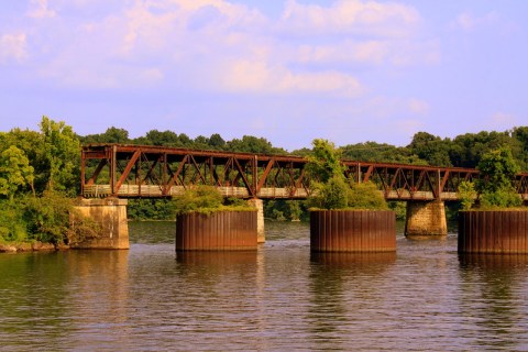 The Bridge To Nowhere In The Middle Of An Alabama River Will Capture Your Imagination