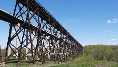 This Bridge To Nowhere In The Middle Of The Iowa Woods Will Capture Your Imagination