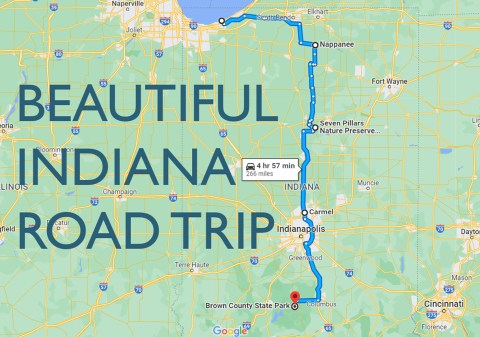 The Scenic Road Trip That Will Make You Fall In Love With The Beauty of Indiana All Over Again