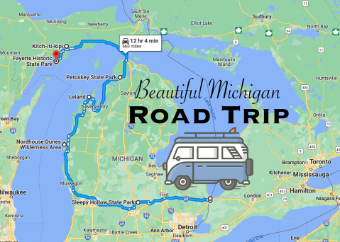 The Scenic Road Trip That Will Make You Fall In Love With The Beauty Of Michigan All Over Again