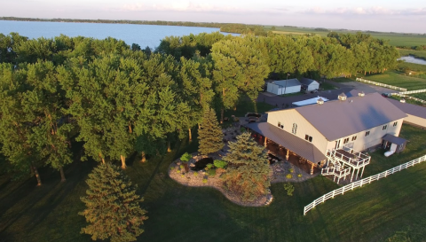 There's Nothing Better Than The Waterfront Round Lake Vineyards & Winery On A Warm Minnesota Day