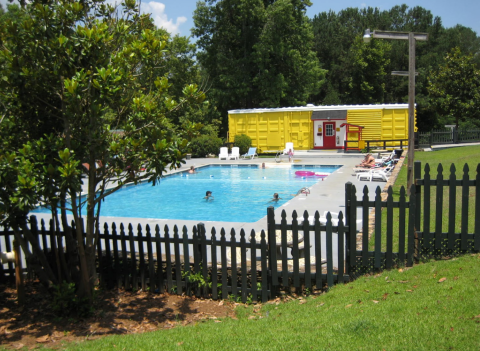 There Are Train-Themed Rooms At This Campground In Georgia That Are Actual Box Cars