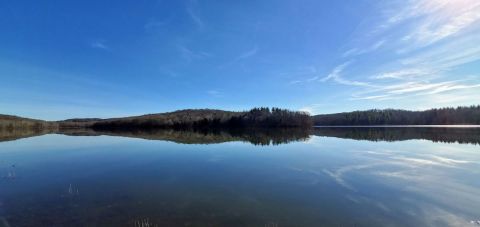 There's A Lake Hiding In An Indiana Forest Where You Can Camp Year-Round