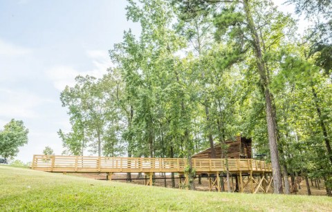 Sleep Underneath The Forest Canopy At This Epic Treehouse In Alabama