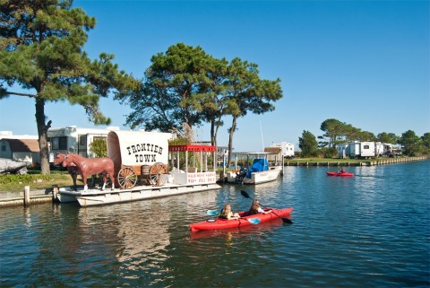 Channel Your Inner Cowboy When You Spend The Night At This Western-Themed Campground In Maryland