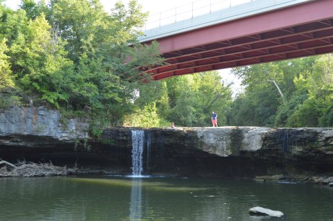 This Waterfall Under A Bridge In Ohio Must Be On Your Summer Bucket List