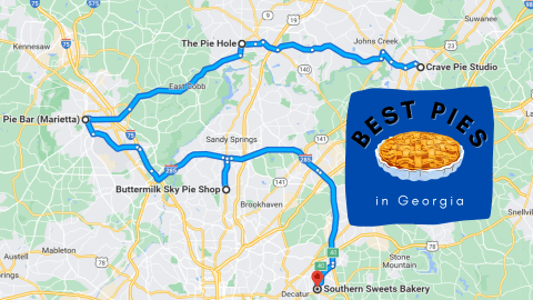 The Ultimate Pie Shop Road Trip In Georgia Is As Charming As It Is Sweet