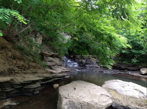 The West Virginia City Park With Its Very Own Waterfall