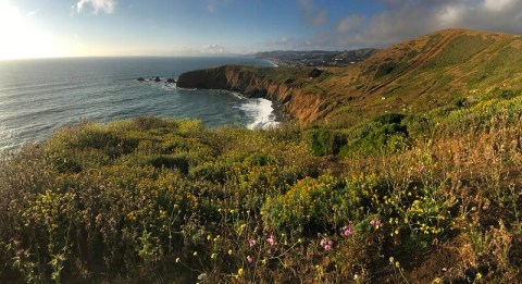 With A Black Sand Beach, The Little-Known Mori Point In California Is Unexpectedly Magical