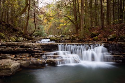 With Stream Crossings and A Waterfall, The Little-Known Prater Place And Hemlock Falls Trail In Tennessee Is Unexpectedly Magical